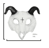 Goat Mask Halloween Costume Party Animal Head Mask Ram Horn Head Mask
