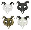 Goat Mask Halloween Costume Party Animal Head Mask Ram Horn Head Mask