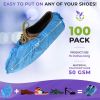 Blue Shoe Covers Disposable Non Slip