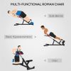 Fitness equipment Back extension machine height adjustable