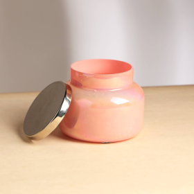 Scented Wax Candle Jar - Pink Lustre (Color: Pink)