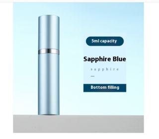 Perfume Vaporizers Bottled Bottoms Filled With Perfume High-end Travel Portable Spray Small Sample Empty Bottle Dispenser (Option: Fresh Blue)