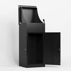 Package Delivery Box For Outside With , Heavy-Duty Steel Package Drop Box With Anti-Theft Design, Weather-Resistant, Package Mailbox For Porch Id (Option: Parcel locker)